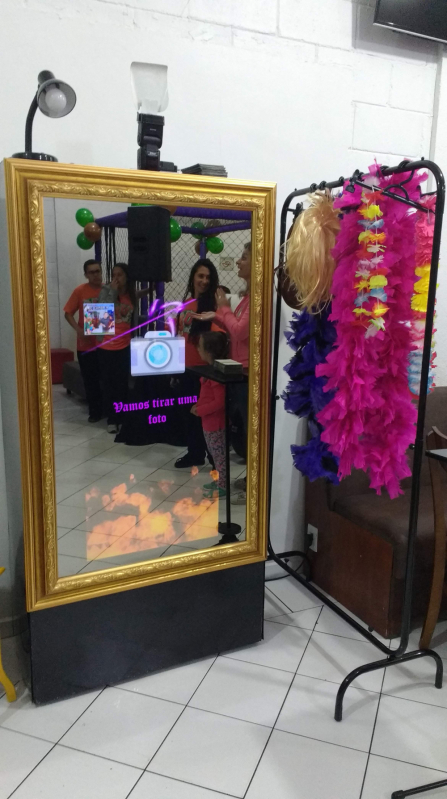 Cabine de Fotos para Alugar Preços Pari - Espelho Mágico para Evento