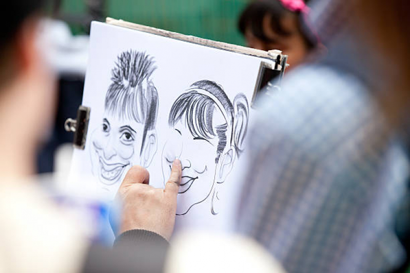 Caricatura Eventos Contratar Socorro - Caricaturistas para Eventos