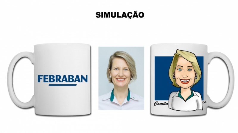 Caricatura na Caneca Tucuruvi - Caricatura Personalizada