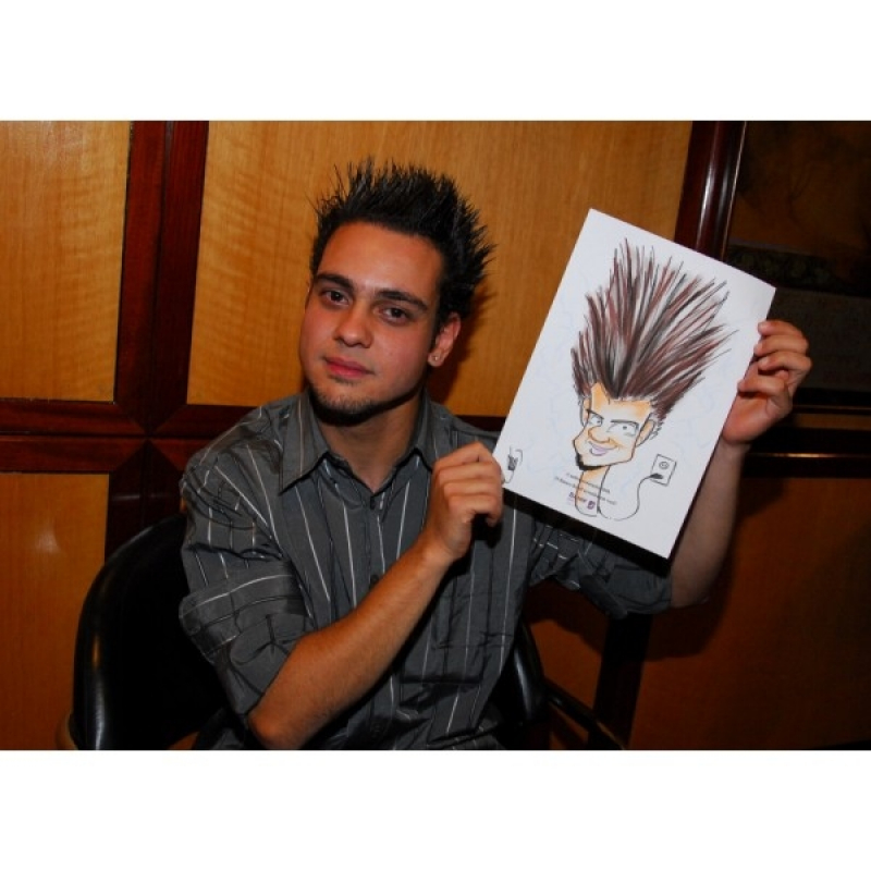 Caricaturas ao Vivo em Festas de Debutante Bela Vista - Caricatura ao Vivo em Festa de Debutante