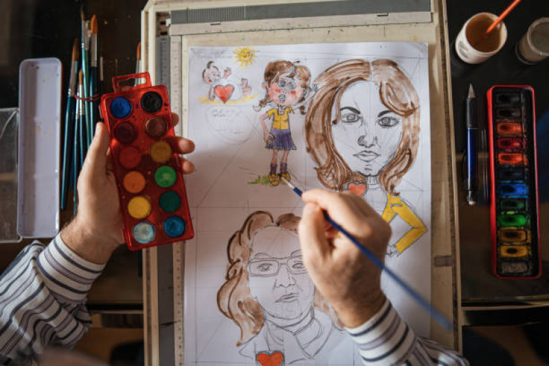 Caricaturista para Evento Infantil Contratar Jaguaré - Caricaturistas para Eventos