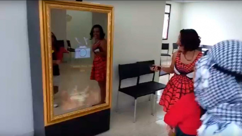 Espelho Mágico para Eventos Sociais Vila Mariana - Espelho Mágico Interativo