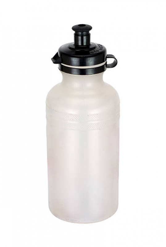 Squeeze Branca Personalizada Valor Saúde - Squeeze de água Personalizada