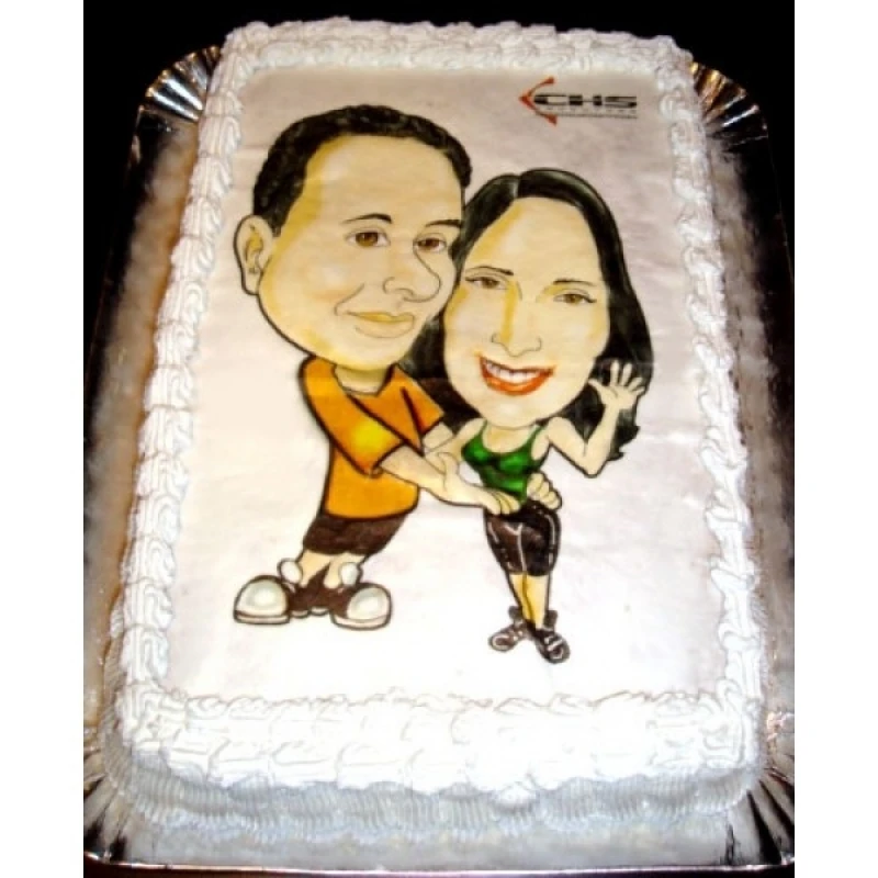 atração de caricaturas para casamento
