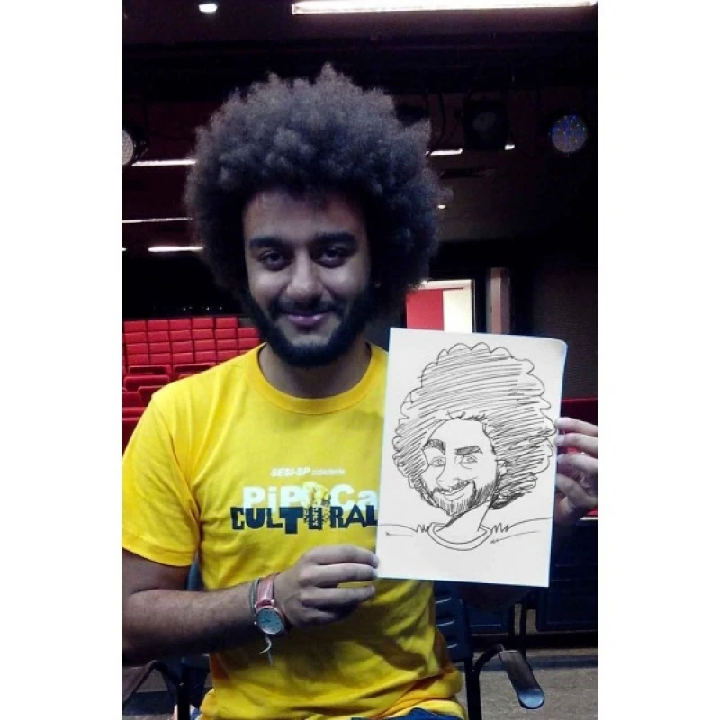 caricatura para eventos
