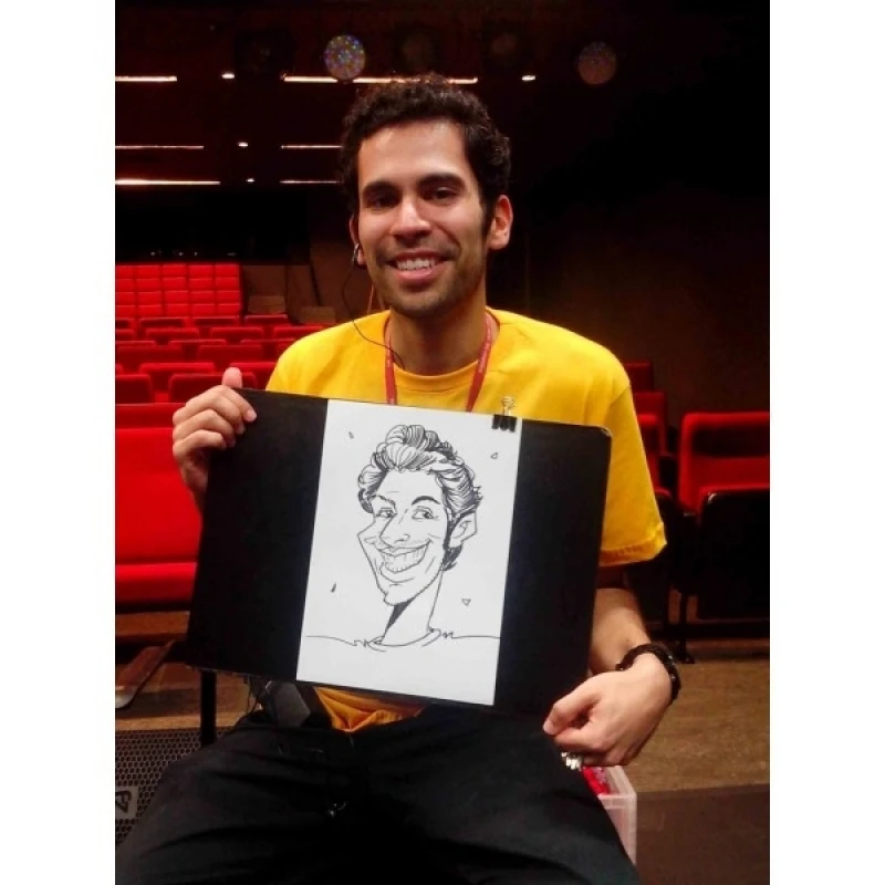 caricaturista para evento