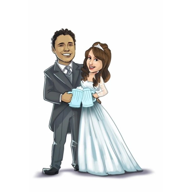 caricaturistas para casamento