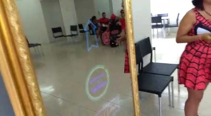 totem espelho mágico para casamento